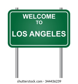 Welcome to Los Angeles vector