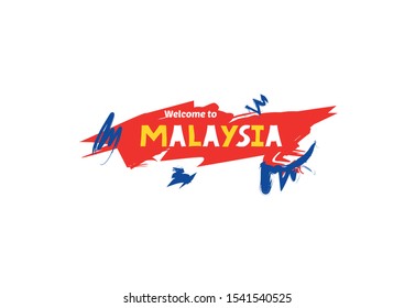 Malaysia Flag Brush Stroke Images, Stock Photos & Vectors | Shutterstock