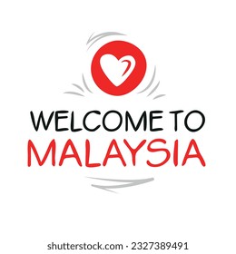 Welcome to Malaysia, Vector Illustration.