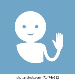 welcome man symbol