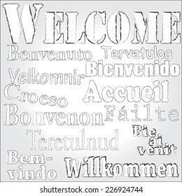 Welcome in many languages.Education . Learning .
