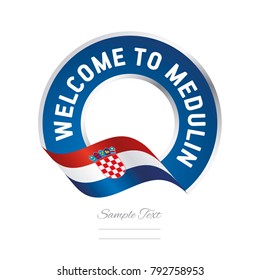Welcome to Medulin Croatia flag logo icon