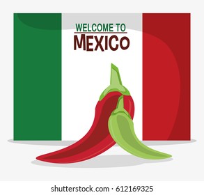 welcome to mexico flag national