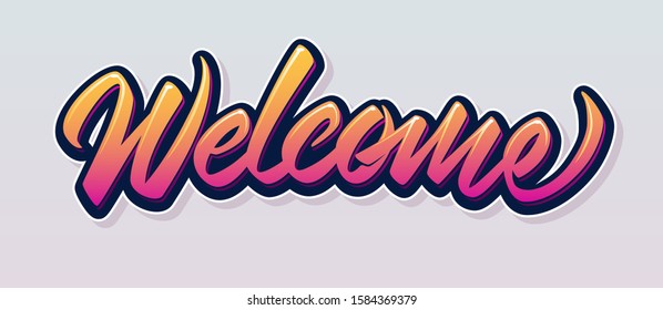 Welcome Graffiti Images, Stock Photos & Vectors 