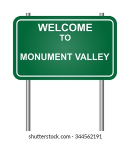 Welcome to Monument Valley vector