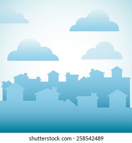 welcome neighborhood design, vector illustration eps10 graphic 