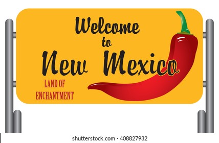 Welcome to New Mexico. Land of  Enchantment.