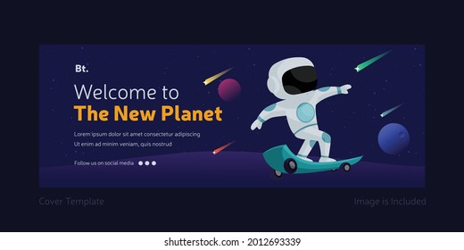 Welcome to the new planet facebook cover page template