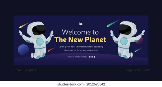 Welcome to the new planet facebook cover page template
