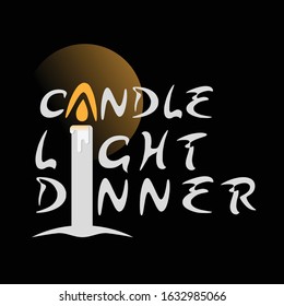 Welcome note for a romantic dinner (candle light dinner)