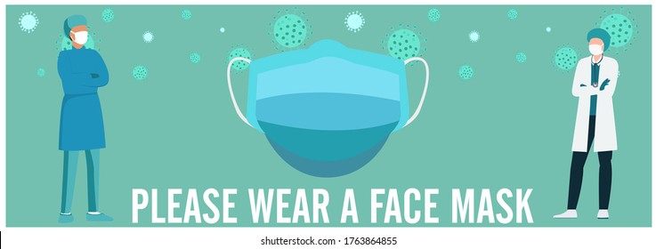 Welcome now open keep social distance and use face mask. Vector.Welcome we're open.Can be used for businesses to show they are still open during the coronavirus pandemic.