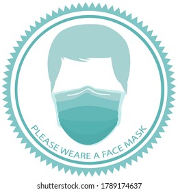 Welcome now open keep social distance and use face mask. Vector.Welcome we're open.Can be used for businesses to show they are still open during the coronavirus pandemic.