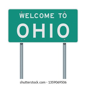 Welcome To Ohio Road Sign