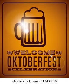 welcome oktoberfest design, vector illustration eps10 graphic 