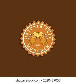 Welcome to Oktoberfest. Oktoberfest poster or banner. Beer Festival vector banner. Design template celebration. 