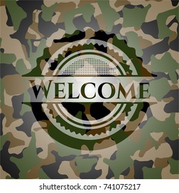Welcome on camouflage pattern