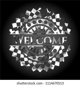 Welcome on grey camo pattern