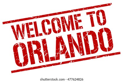 Welcome Orlando Stamp Stock Vector (Royalty Free) 477624826 | Shutterstock