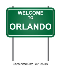 Welcome to Orlando vector