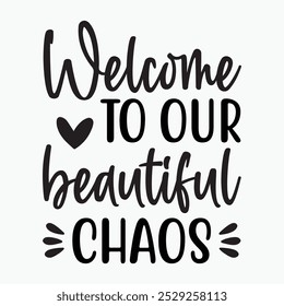 Welcome to our beautiful chaos retro t shirt design