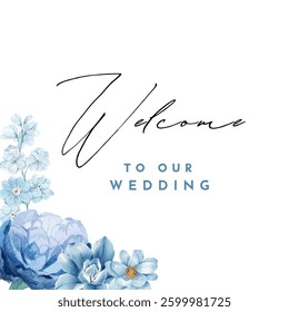 Welcome to our beginning - wedding