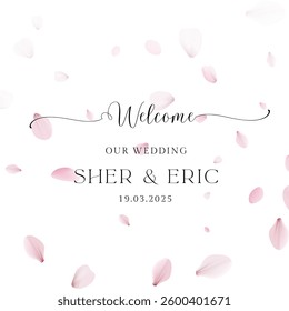 Welcome to our beginning - wedding