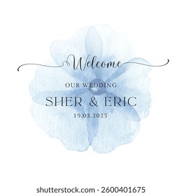 Welcome to our beginning - wedding