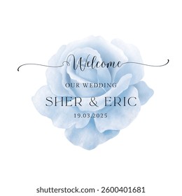 Welcome to our beginning - wedding