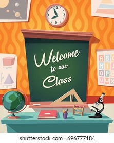 Welcome to our class-school blackboard and equipment