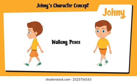 ¡Bienvenidos a nuestro animado micrositio con Johny, el lindo personaje de dibujos animados! Esta colección destaca poses y expresiones encantadoras.