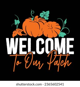 Welcome to Our Patch, New Fall Design Template