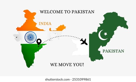 WELCOME TO PAKISTAN. TRAVEL FROM india TO PAKISTAN