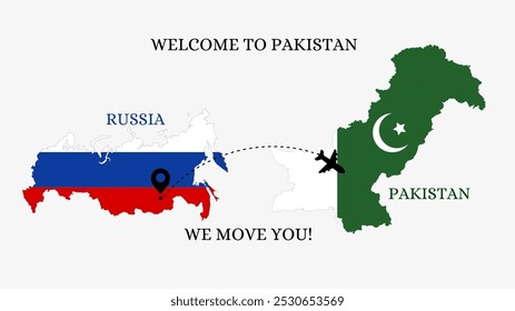 WELCOME TO PAKISTAN. TRAVEL FROM RUSSIA TO PAKISTAN