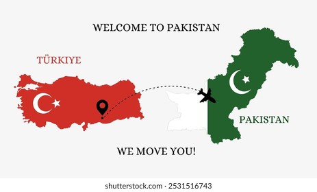 WELCOME TO PAKISTAN. TRAVEL FROM Turkey TO PAKISTAN
