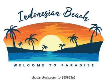 welcome to paradise in indonesia
