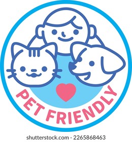 Welcome pets, pet friendly sign stickers. Can be used in shops, cafes, parks or any public and commercial places.