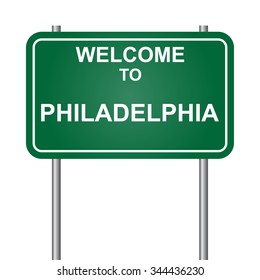 Welcome to Philadelphia vector