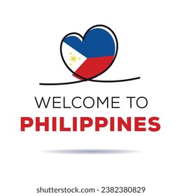 Welcome to Philippines, Vector Illustration.