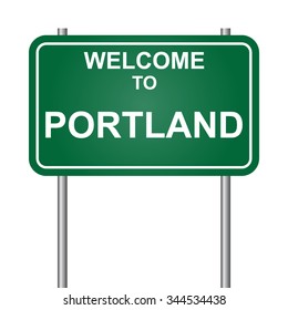 Welcome to Portland, Oregon vector