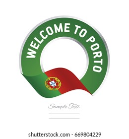 Welcome to Porto Portugal flag logo icon