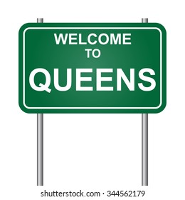 Welcome to Queens vector