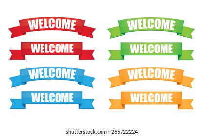 Welcome ribbon