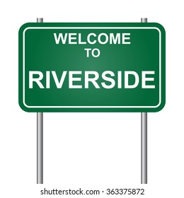 Welcome to Riverside vector