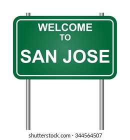 Welcome to San Jose vector