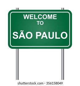 Welcome to Sao Paulo vector