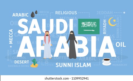 welcome to Saudi Arabia. Visit oriental cultural country.