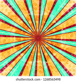 Welcome seamless abstract background. Well suited for cover and fabric. Retro style colorful light evenly diffuses behind. Vector illustration for design. EPS 10