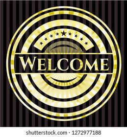Welcome shiny badge