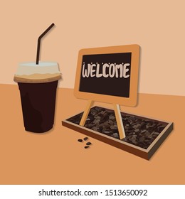 Welcome to sign in to the coffee shop.