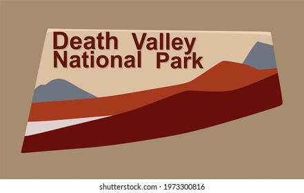 Welcome sign at Death Valley National Park, California